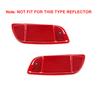 Car Rear Bumper Reflector Lights for Hyundai Santa Fe (CM) 2007-2009 Pre-facelift Tail Fog Light Housing