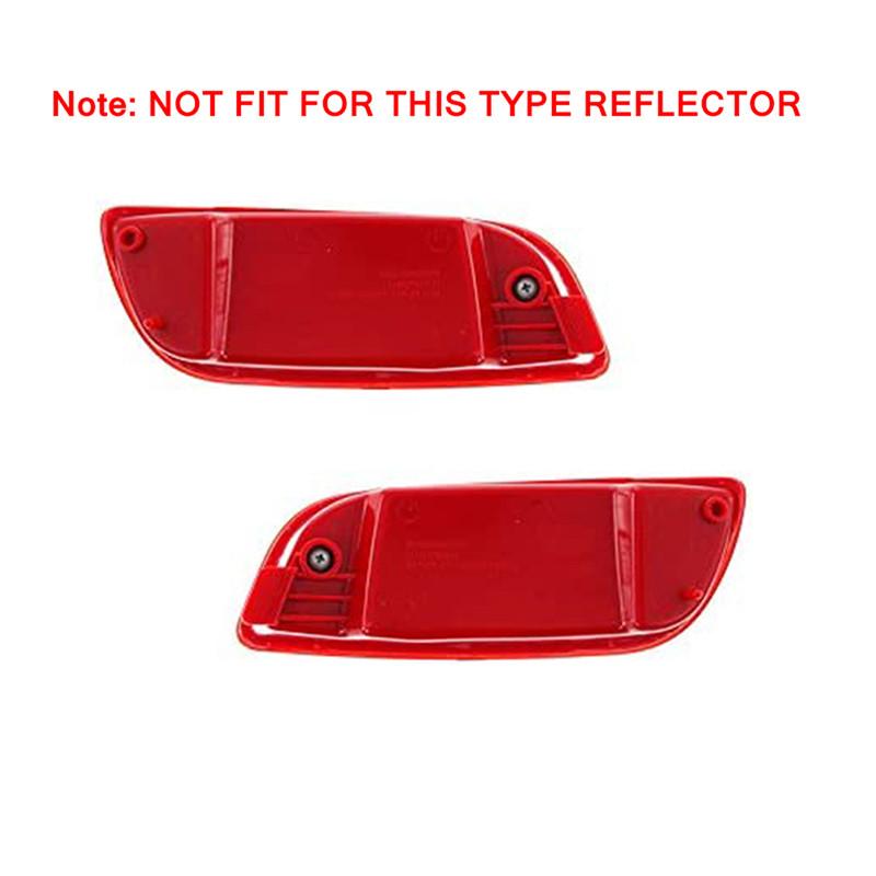 Car Rear Bumper Reflector Lights for Hyundai Santa Fe (CM) 2007-2009 Pre-facelift Tail Fog Light Housing