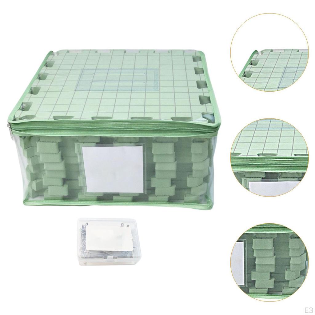 Blockmatten zum Stricken Quadratische Bretter Geschenk Ausrüstung Leichtgewicht mit Rasterlinien Handwerk