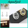 Elegantes von Vivienne Saturn inspiriertes Halsketten- und Ohrring-Set mit Kristallakzenten