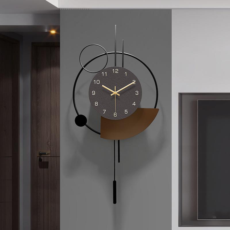 Design Nordic Wall Clocks Aesthetic Fashion Minimalist Living Room Led Clock Wall Luxury Digital Relogio De Parede Wall Decor