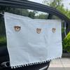 Suction Cup Curtain In The Car Window Sunshade Cover Cartoon Universal Side Window Sunshade UV Protection For Kid Baby Children