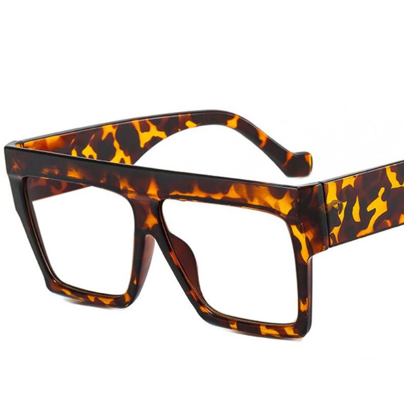 Fashion Designer Oversized Square Reading Glasses Women Men Large Frame Lady Elegant Eyeglasses Clear Anti Blue Light Vision +2