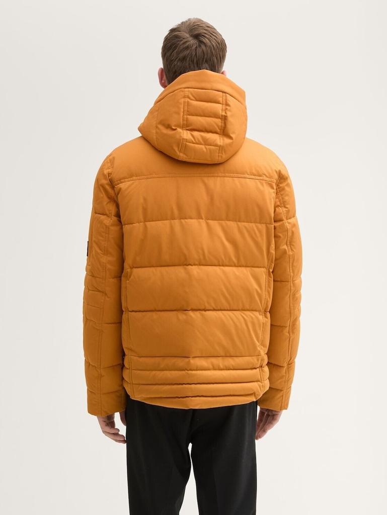 Demi-season Jacket Tom Tailor Puffer Jacket with Detachable Hood (1041323) Peanut Butter Brown