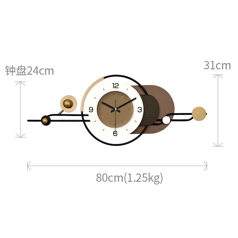 Minimalist Living Room Wall Clock LED Restaurant Number Clock Mural Watch Fashion Corridor Mute Quartz Clock Home Decor Items