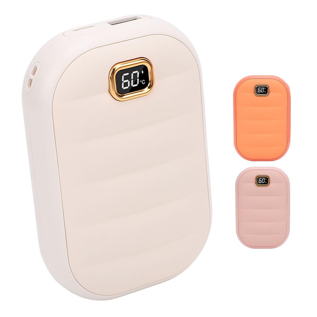 Hand Warmer Rechargeable Electric Handwarmer 4 Levels Heat Type C Portable Charger 4000mAh Waterless