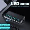 Solar Powered Privacy Parking Phone Number Plate With LED Light And Rotating Switches For Car Motorcycle