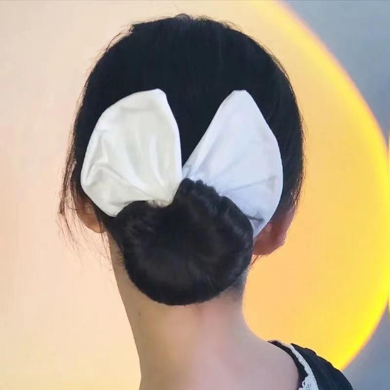 New Fashion Elegant Maker Hair Bands Women Summer Knotted Wire Headband Print Magic Roll Rings Ponytail French Twist Hairstyle Former Maker