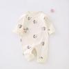 Baby Romper With Pure Cotton Long Sleeve Design For Newborns And Toddlers