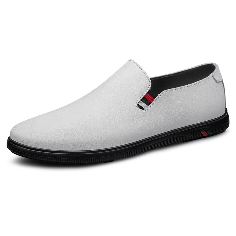 

Роскошные деловые кожаные туфли-оксфорды, мужские дышащие резиновые формальные модельные туфли, мужская офисная свадебная обувь на плоской подошве 43 белый