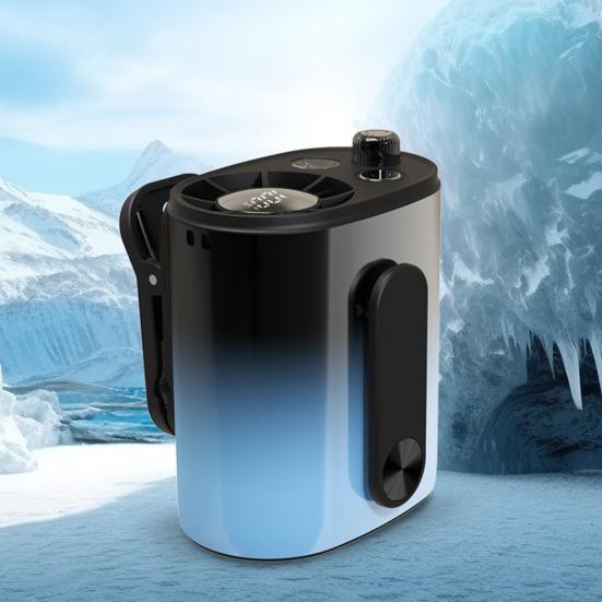 Hochgeschwindigkeits-Hüftclip-Ventilator mit USB-Aufladung Leiser Clip-Ventilator für Schreibtisch Nacken Tragbarer Persönlicher Kühlventilator für Reisen Camping Outdoor