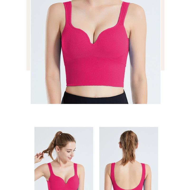 3D Seamless Sports Bra, Lingerie, Women's Summer High-strength Shock-absorbing, Beautiful Back, Fixed Chest Pad, Vest, Integrated Fitness
