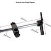 XDS-10A Adjustable Angle Horizontal Arm Microscope Stand with Universal Rod & Fine Adjustment