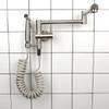 Brass Kitchen Faucet Single Cold Tap With Bidet Sprayer Black Kitchen Sink Tap Brushed Nickel Fold Tap Wall Mounted Chrome