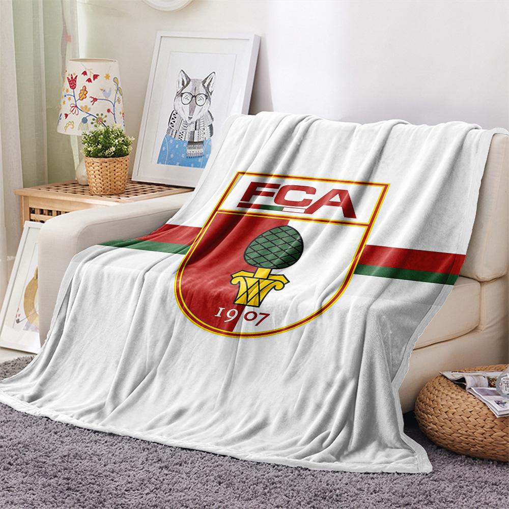 FC Augsburg Flannel Blanket, High quality Comfortable for All Seasons, Home Decor, Warmth and Comfort
