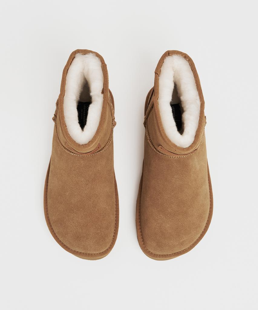 Lostgarden Wide Fur Boots Camel