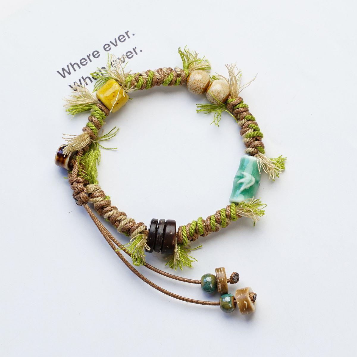 

New Apple Christmas Heavy Industry woven hand rope bracelet gift for girlfriends and students