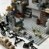 World War II Abandoned buildings Military defense base ruins scene building blocks toys for boys Children Xmas Gifts