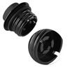 Black Motorcycle Reservoir Fuel Tank Gas Cap for Touring