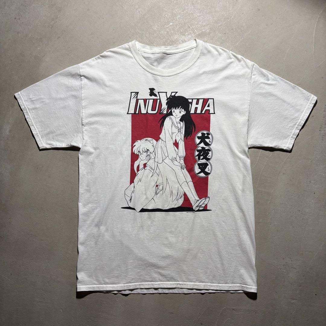 

[USED] 00s Inuyasha T-shirt Anime Rumiko Takahashi Copyright
