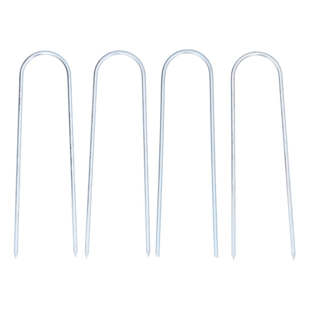 4PCS U Shaped Nail Tent Nails Ground Staple Stainless Steel Garden Pegs Securing Lawn Supplies