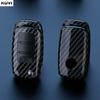 Carbon Abs Car Key Case Cover Shell Fob For Vw Volkswagen Golf 7 Mk7 Tiguan Mk2 For Seat Ateca Leon Fr 2 Ibiza Skoda Octavia A7