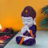 Polyresin Monk Buddha Showpiece | Lord Buddha Idol | Buddha Monk Statue | Showpiece for Home Decor Car Dashboard