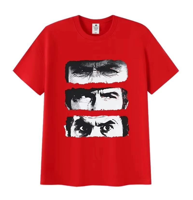 2026 The Good The Bad and Ugly TV Graphic Print Men Women Vintage Fashion Short Sleeve Tshirt  Gothic Cotton Tshirt