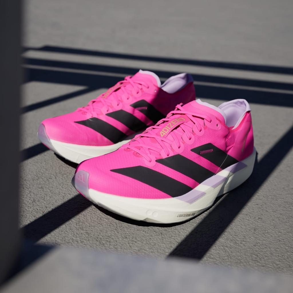 adidas Adizero Takumi Sen 11 JQ2812 Unisex Performance Sports Shoes Shock Pink / Aurora Black / Powder Plum