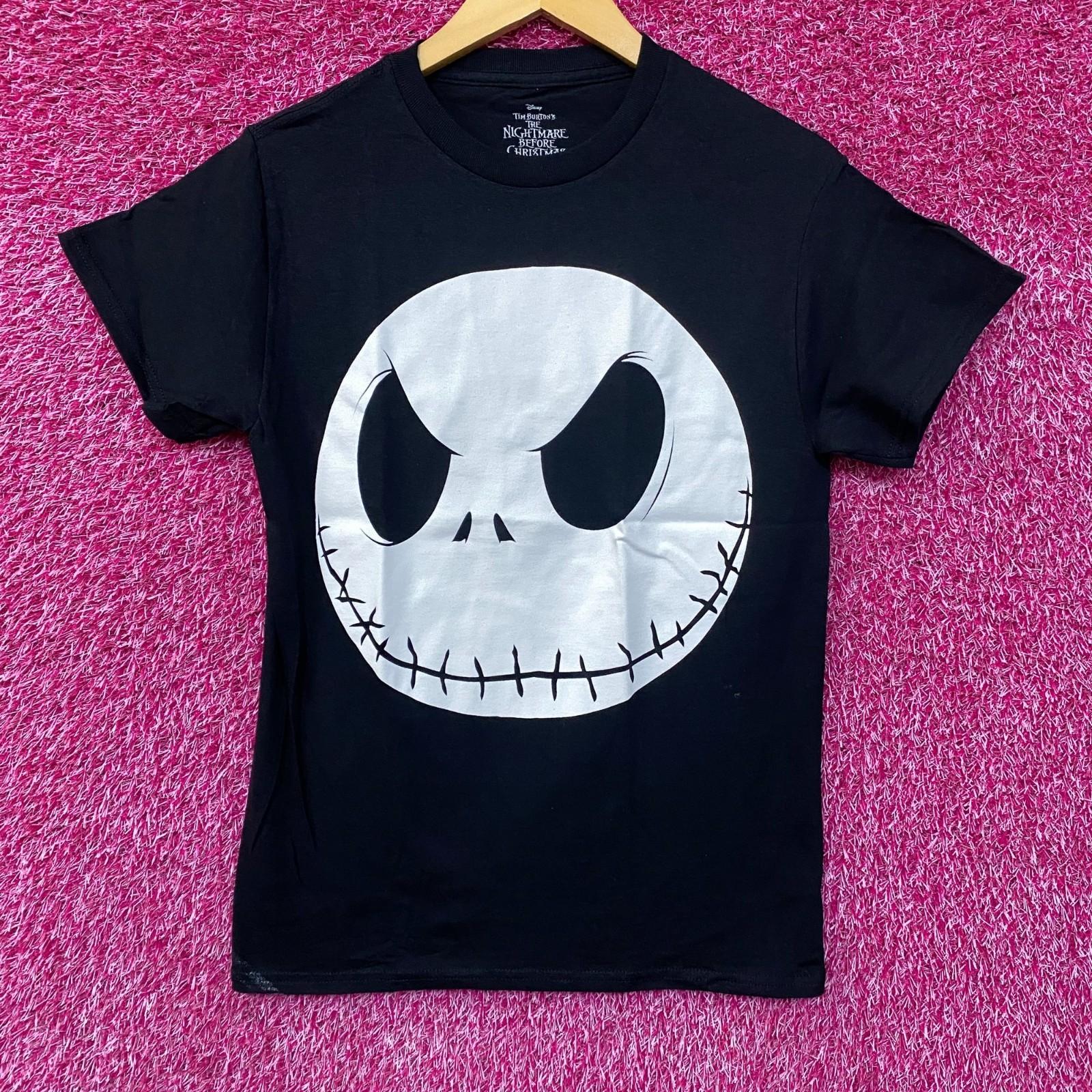 The Nightmare Before Christmas Jack Skellington Face T-Shirt SM M