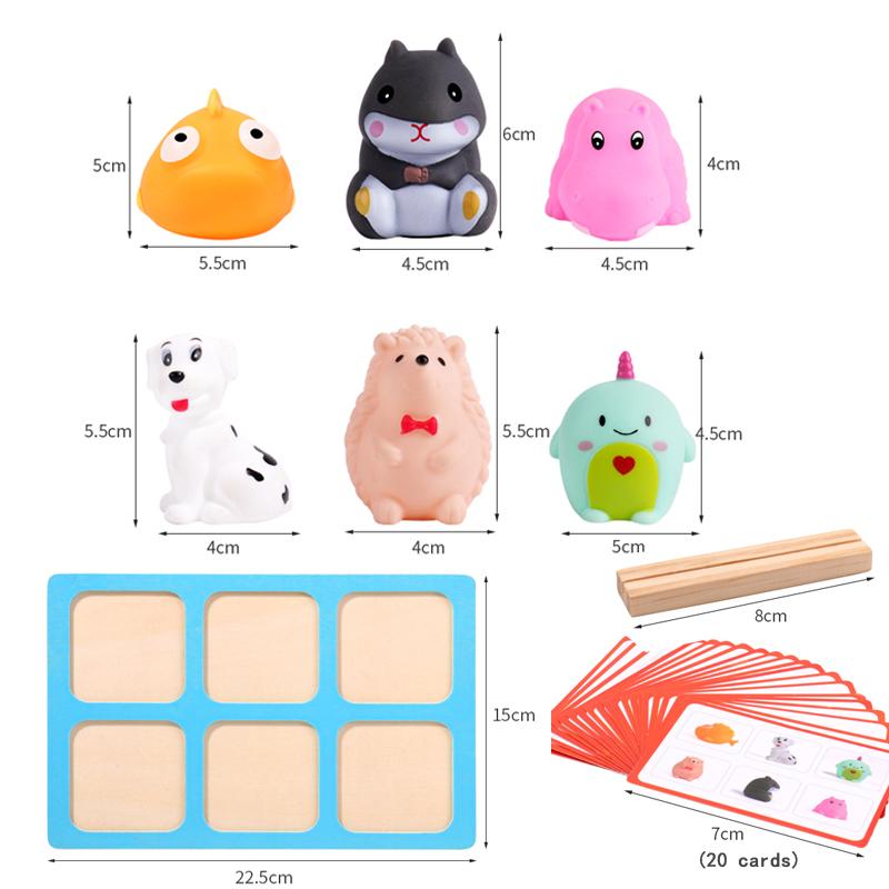 Animal Matching Games Sorting Hide And Seek Toys Preschool Learning Activities Educational Sensory Montessori Sets For Kid