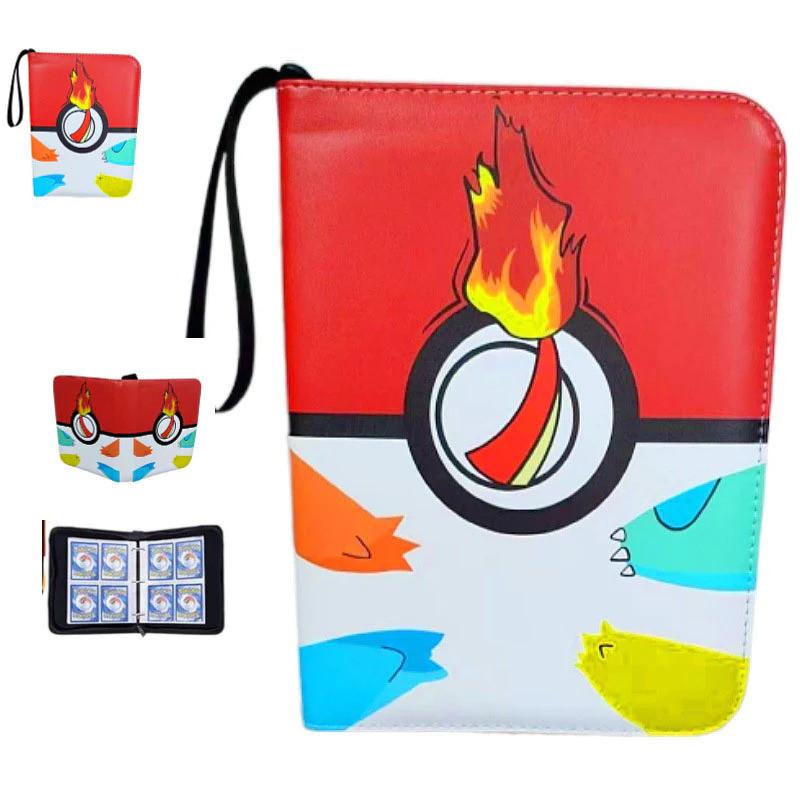 52 Style 400pcs Card Album 2x2 Loose-leaf Large Capacity Leather Anime Zipper Card Collection Photo Album