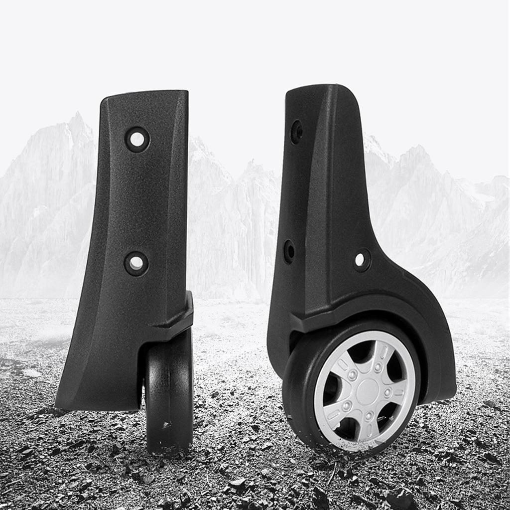 1 Paar Kofferrollen Ersatz Gepäckrollen Flugzeugrollen Gepäckersatzrollen zur Kofferreparatur