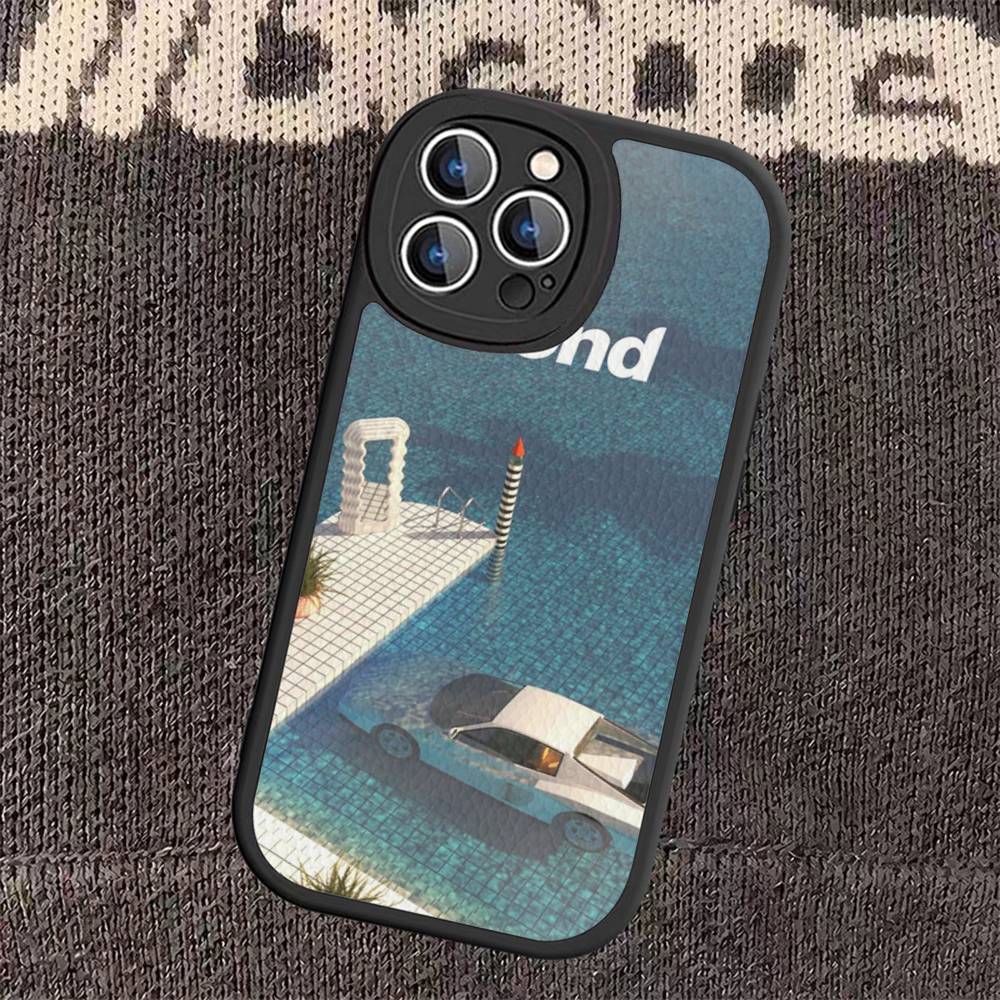 Frank Ocean Blond Leather Phone Case For iPhone 16 15 14 Pro Max Plus 13 12 11 Silicone Cover