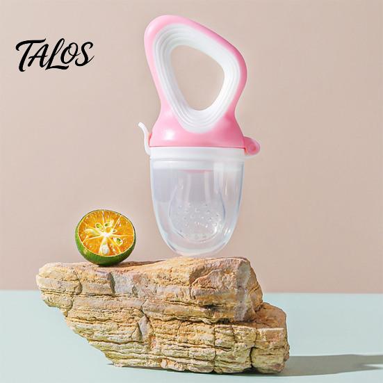 Fresh Food Feeder for Baby Silicone Fruit Pacifier, Self Feeding And Teething Easy Grip Teether Relief Toy, to Hold Seamless Odorless Toddler Nibbler