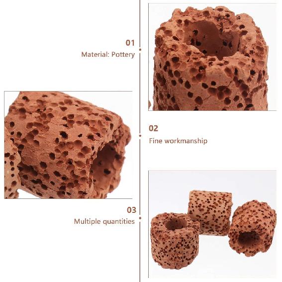 Iplusmile 10 Adet Akvaryum İçin Su Bitkisi Sabitleme Halkası Su Bitkileri İçin Seramik Tutucu Akvaryum Bitki Sabitleme Halkası