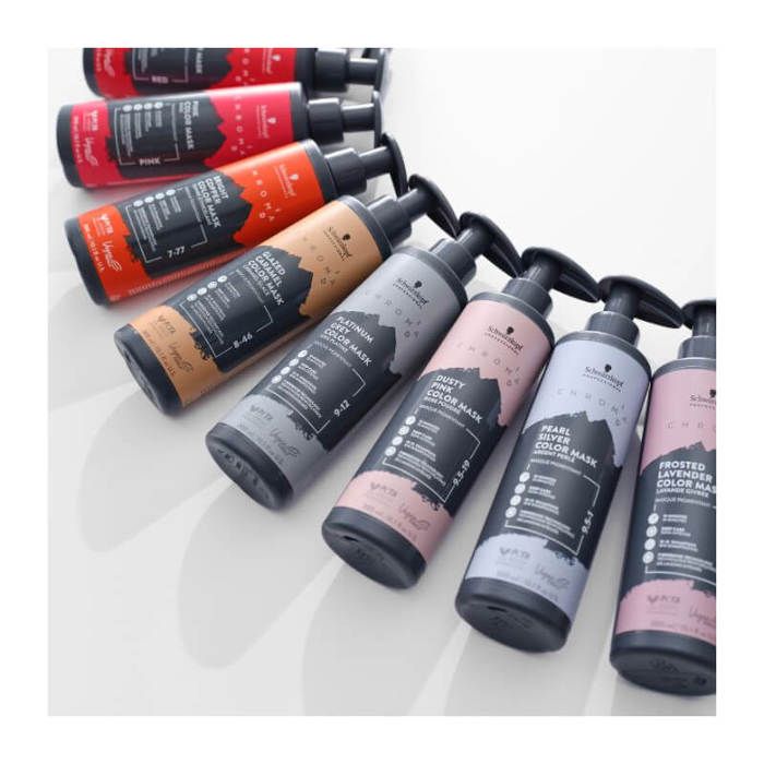 Masque de couleur semi-permanent - SCHWARZKOPF PROFESSIONAL - CHROMA ID - Rouge rubis - Vegan - Jusqu'à 15 shampooings