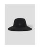 Binpolaegseseoli Men'S Rain Waterproof Wide Bucket Hat Black
