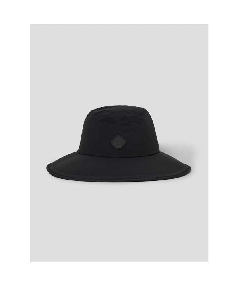 Binpolaegseseoli Men'S Rain Waterproof Wide Bucket Hat Black