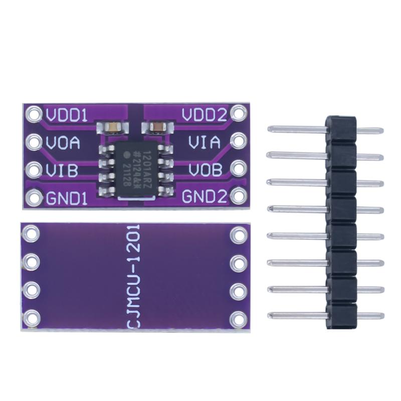 ADUM1201 Magnetic Isolator Module Long/Short Distance Replace Optocoupler SPI Isolation Board SOIC-8
