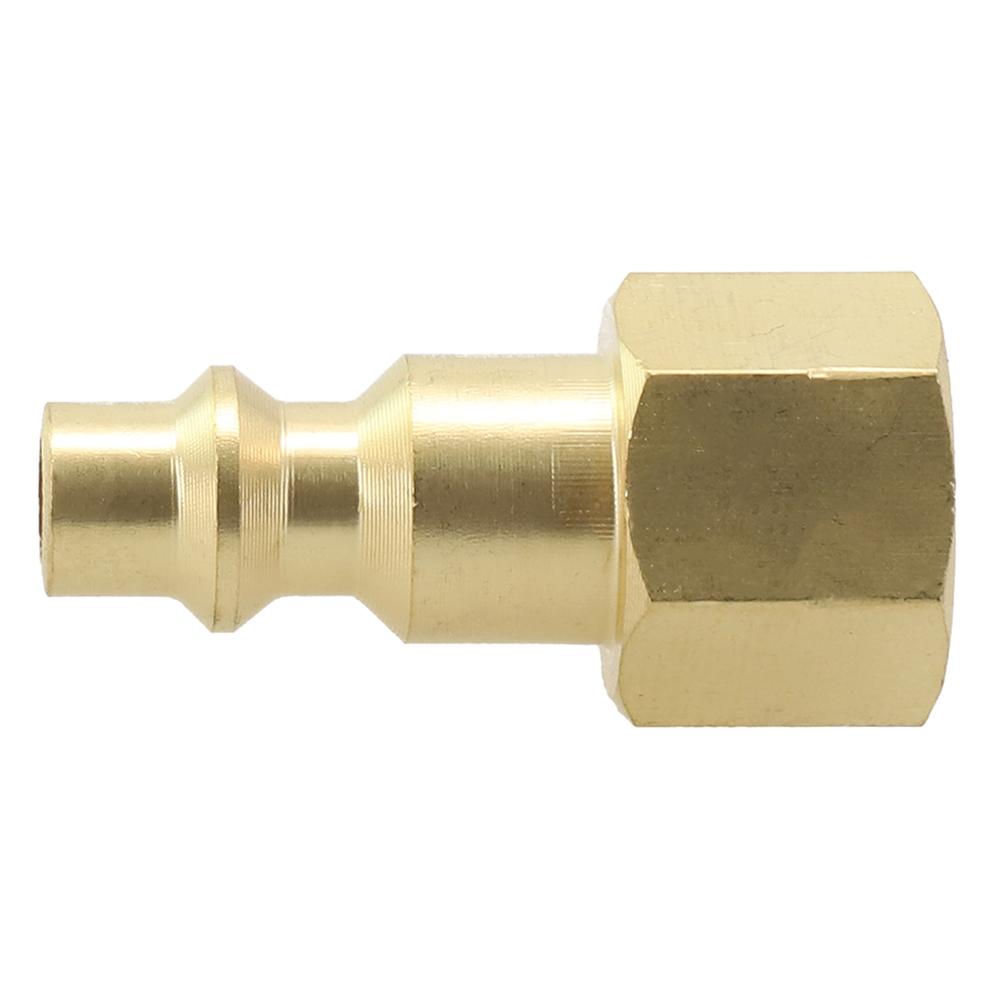 2pcs 1/4 NPT Air Line Hose Compressor Connectors 41mm Length Brass Female Quick Release Fitting Air Compressor Accessories