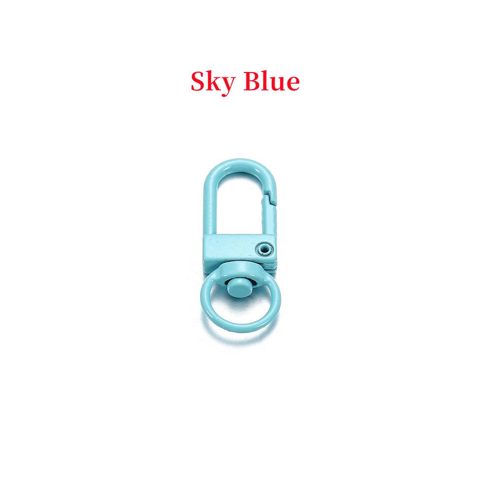 10pcs/lot 12*33mm Dog Buckle Zinc Alloy Bag Hook Buckle Key Ring Connectors For DIY Jewelry Making Supplies
