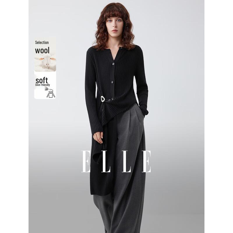 ELLE Women s Twist-Knit Sweater Dress S