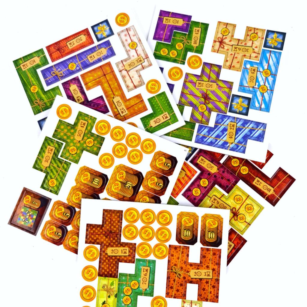 Wersja angielska Patchwork Christmas Christmas Patchwork War Gra planszowa Patch Battle Rodzic-dziecko Rodzina