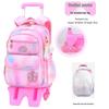 Lätt Rullande Skolryggsäck för Flickor för Trappklättring