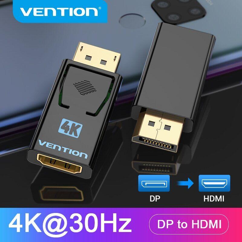 

Адаптер DisplayPort-HDMI 4K Male DP to HDMI Female Video Audio Converter