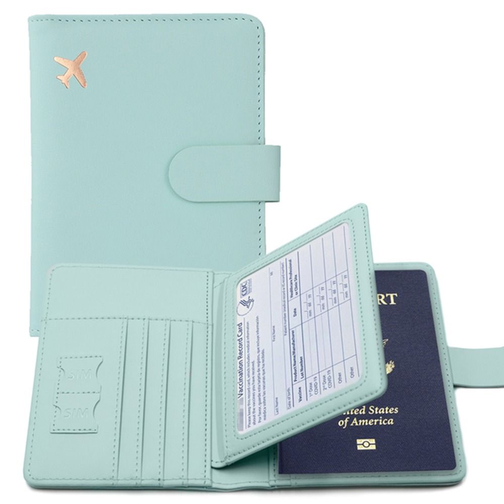 PU Leather Marble Grain PU Card Case Travel Accessories Passport Protective Cover Passport Holder