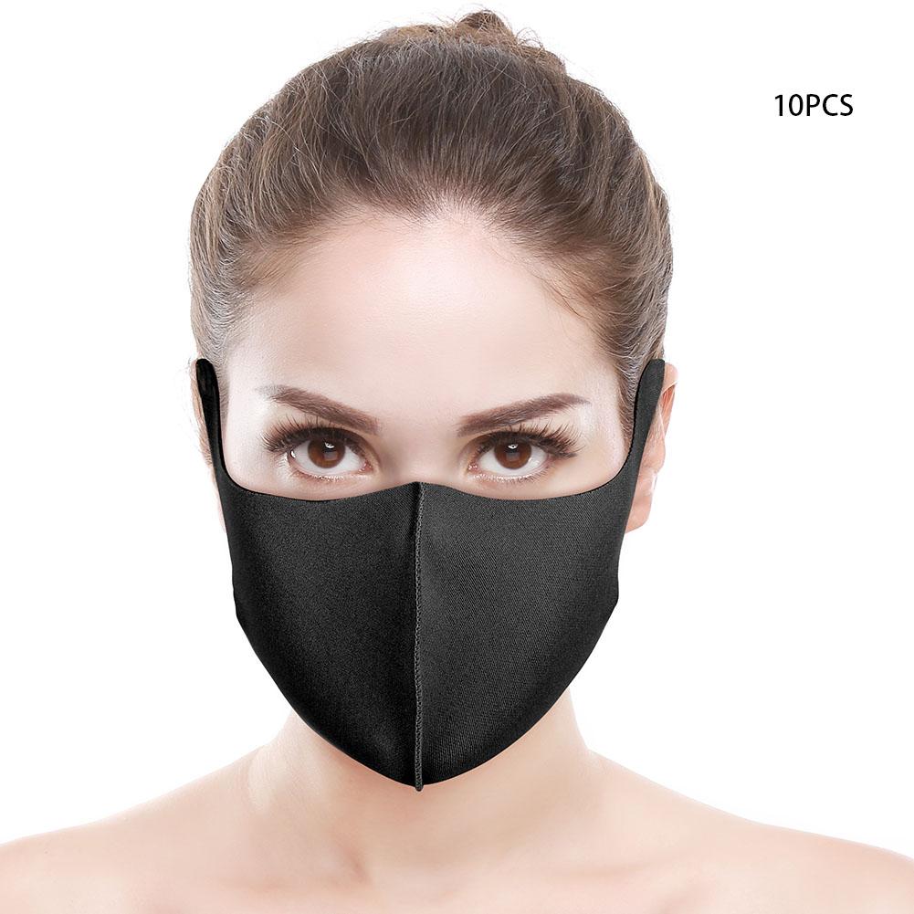 10pcs Reusable Mouth Muffle Dust Proof Sun Block Breathable Mouth Guard