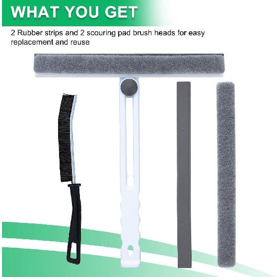 All Purpose Shower Squeegee, 10 Inches Shower Squeegee,Cleaning Tools for Shower Doors,Bathroom,Kitchen, Window and Car Glass