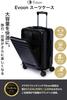 Suitcase with Expandable Carry Carry Front Can Store Inch TSA S [Evoon] Function, Bag, Case, Carry-on, Opening, 15.6 PC, Lock, Size, 35~41L (Dark